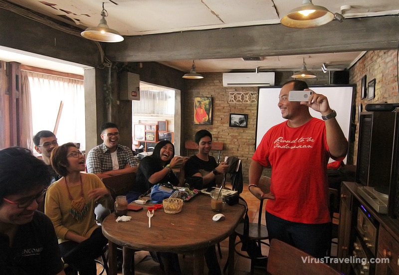Suasana workshop Travel Blogger Indonesia