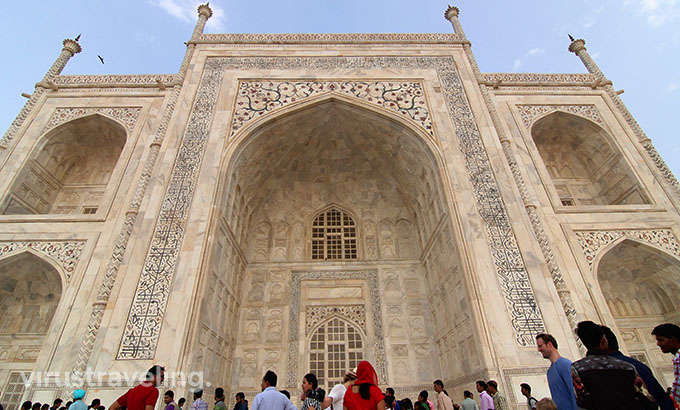 Front of Taj Mahal