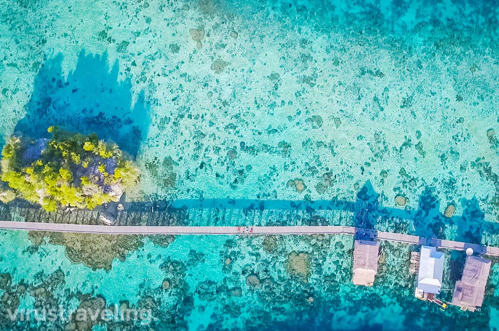 Drone Pulau Papan Togean