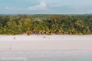 View Drone Pantai Ngurbloat Pulau Kei