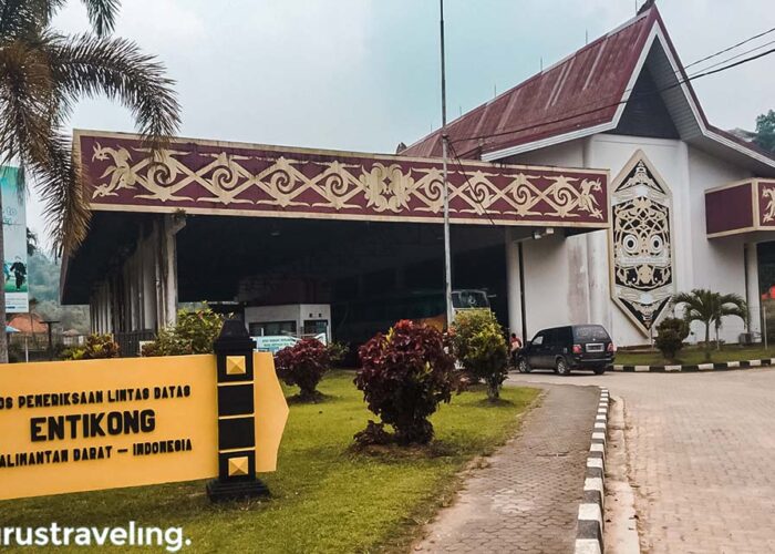 Pos perbatasan Entikong Kalimantan Barat