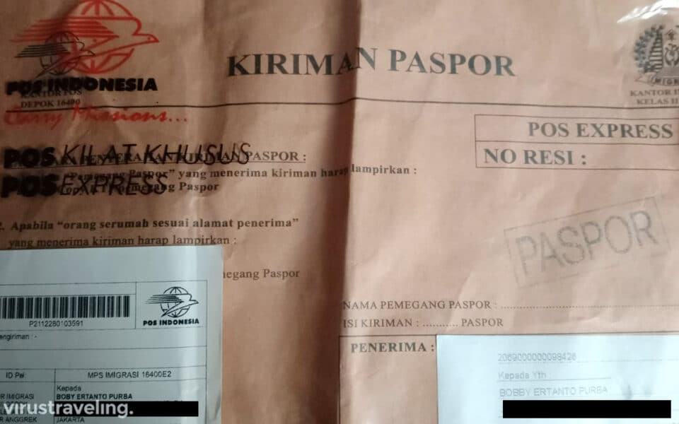 Kiriman Paspor Pos Indonesia
