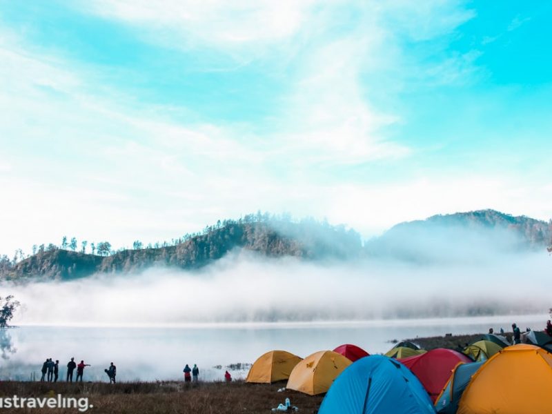 danau ranu kumbolo gunung semeru