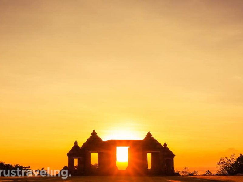 Wisata Jogja Sunset Candi Ratu Boko